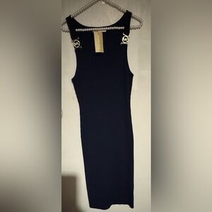 Sleeveless Navy Blue